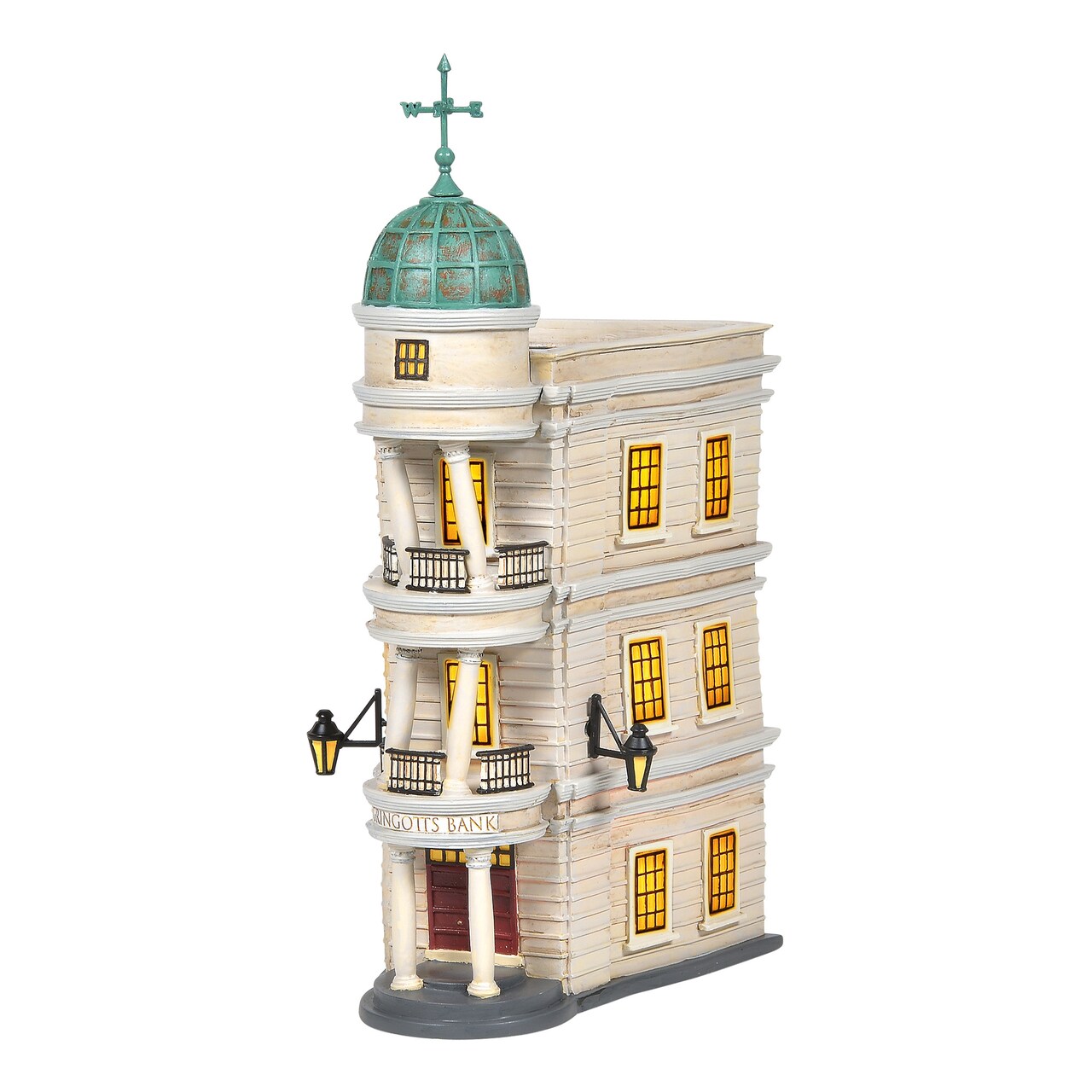 Department 56 Harry Potter Village Gringotts Bank Lit Village Building 10.16in H